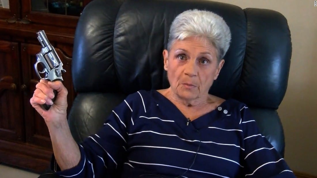 He Broke In And Pointed A Gun At Her, Then This Granny Went Full Charles Bronson