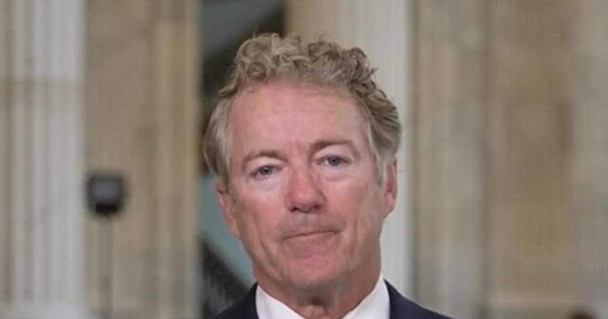 Rand Paul Breaks with Trump Admin on ICE