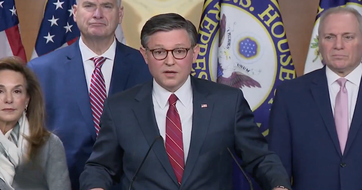 Johnson Blasts Dems Holding Gov't Hostage