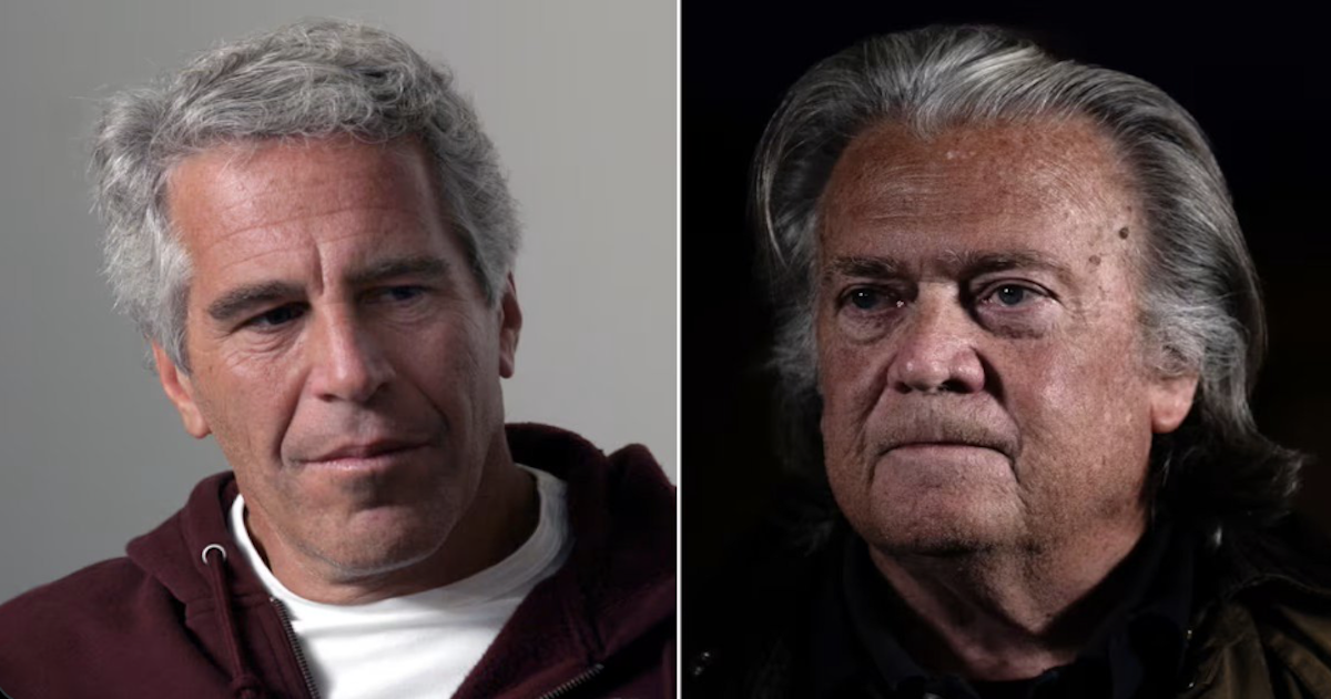 DOJ Records Show Epstein Advised Bannon for Years