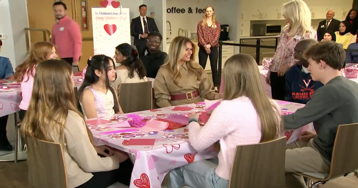 FLOTUS Celebrates Love with Children Who Need It Most
