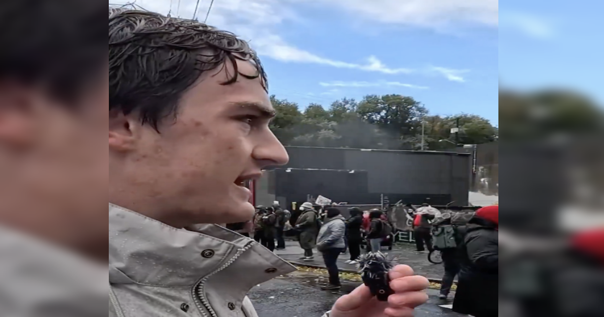 Nick Shirley Confronts Woke Mob Blocking Portland Roads