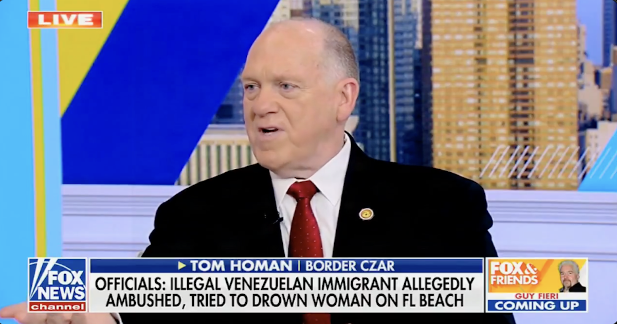 Border Czar Puts Illegals On Notice: We're Coming For You