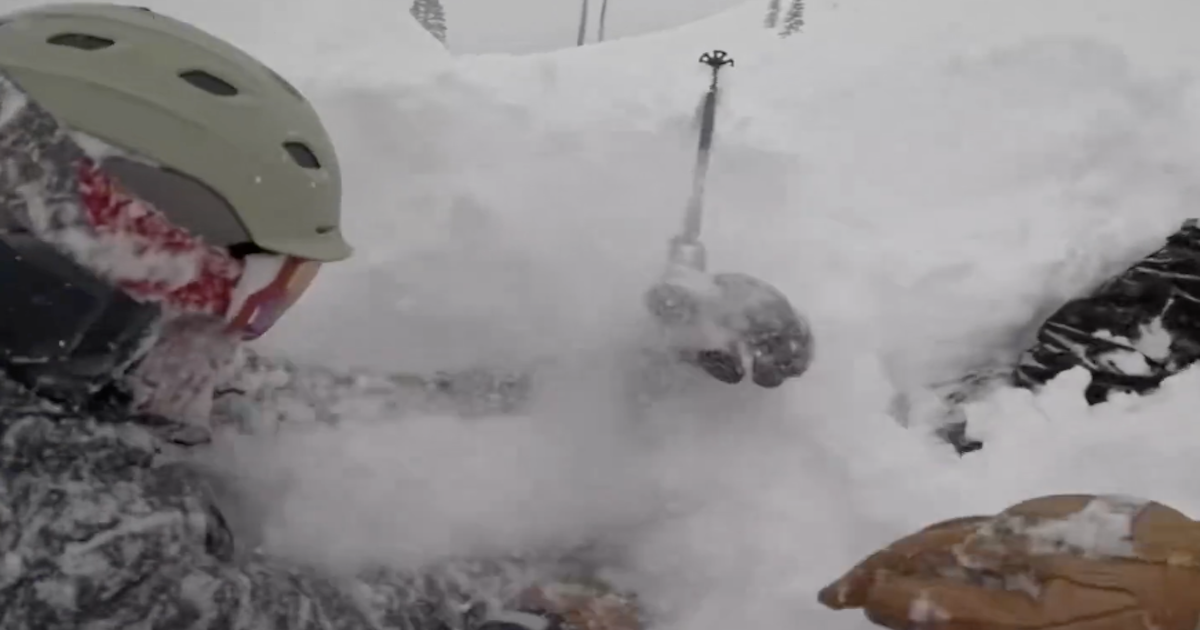 Skier Was Seconds From Death When These Two Showed Up