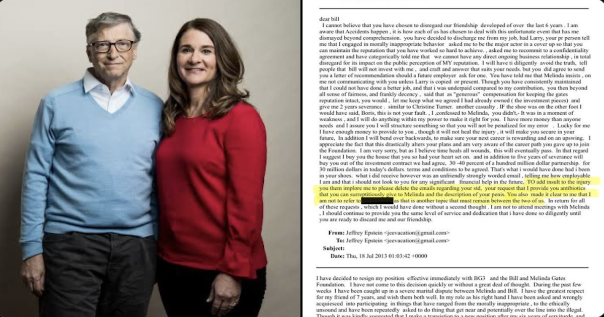 Bill Gates’ Epstein Emails Ignite Sick New Scandal