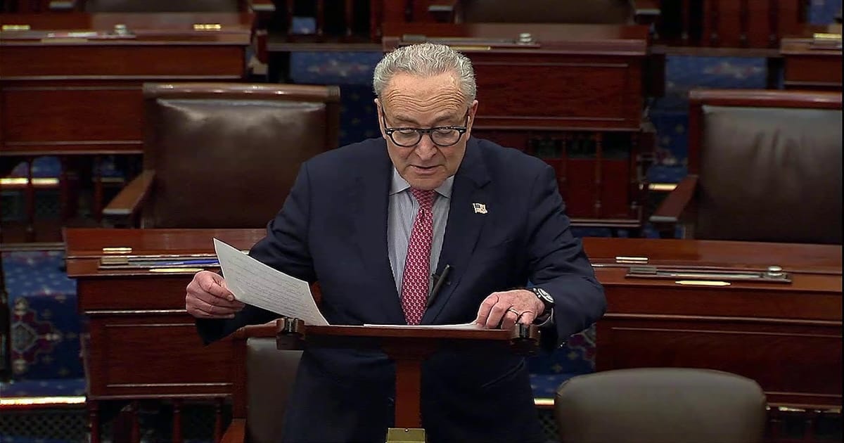 Schumer: MAGA Doesn't Want Poor People, POC to Vote