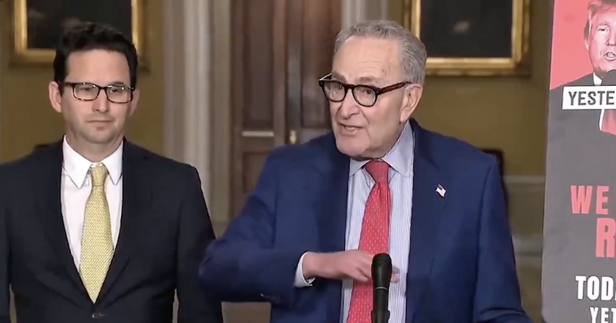 Schumer Admits 'Tens of Millions' of Illegals on Voter Rolls