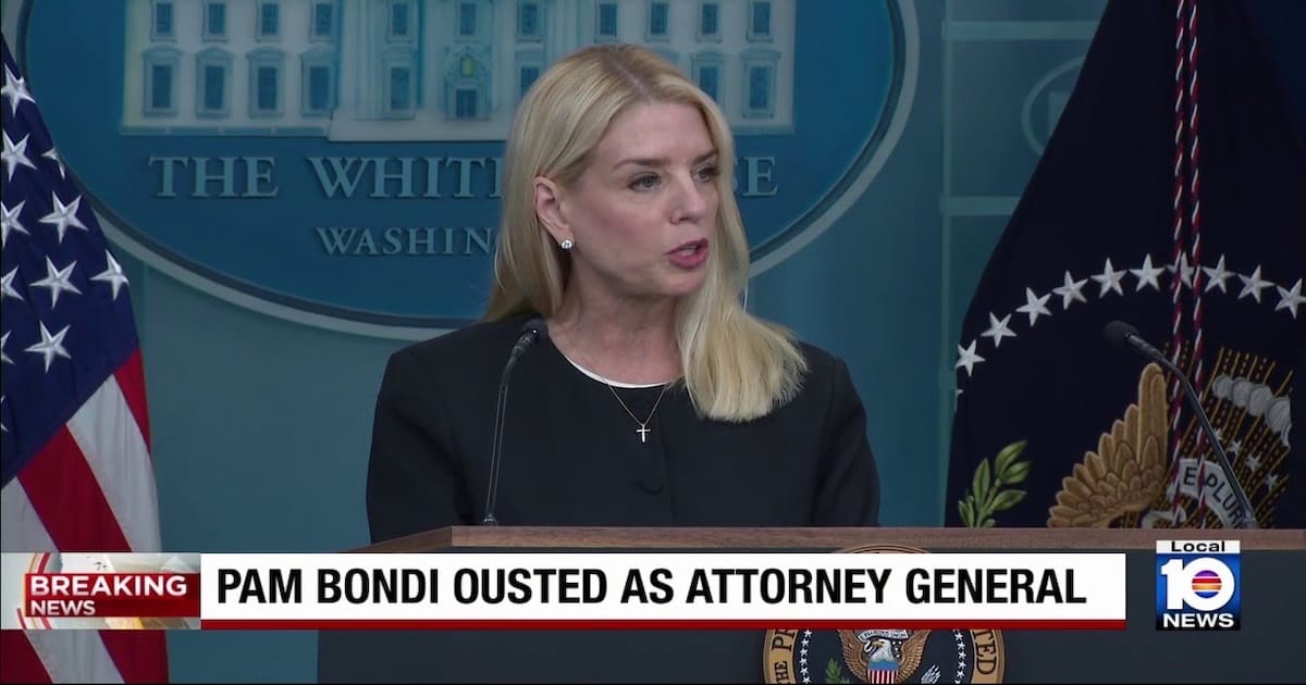 The "Unforgivable" Leak That Cost Bondi Her Job