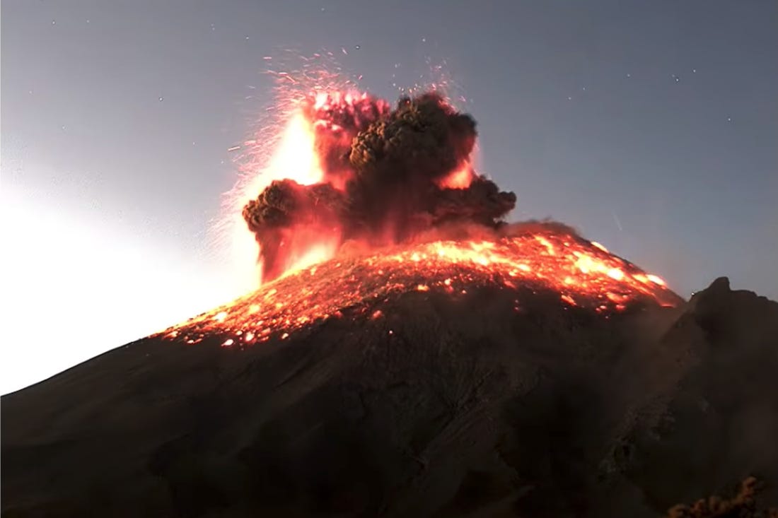 Why Are Volcanoes All Over The Globe Suddenly Shooting Giant Clouds Of Ash Miles Into The Air?