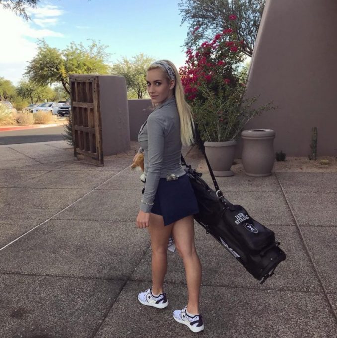 They Say This Female Golfer’s Attire Is Too Sexy To Be On The Course….