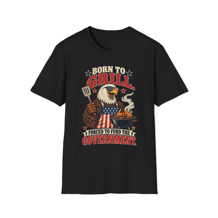 Born to Grill T‑Shirt — Patriotic Eagle BBQ Graphic Tee
