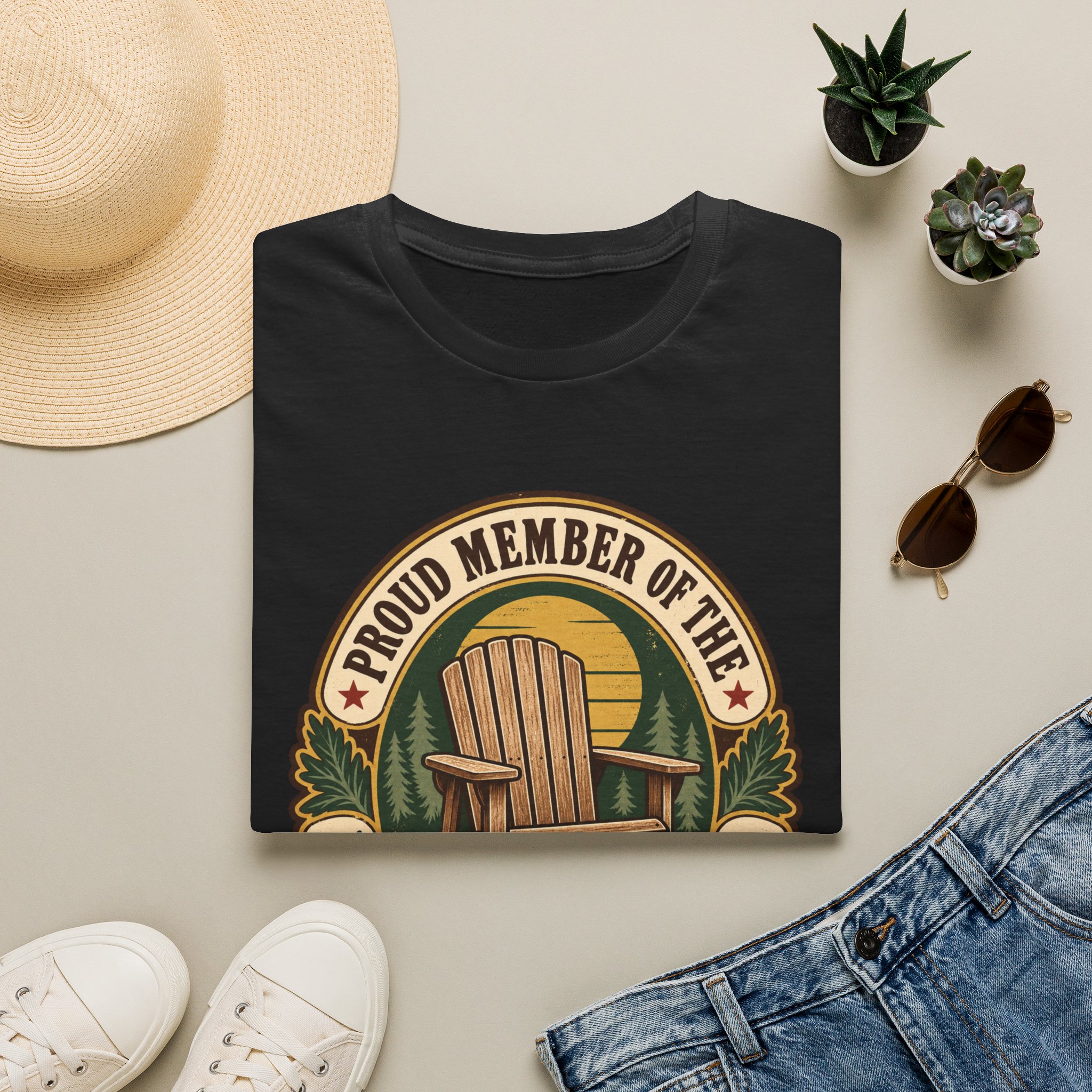 Adirondack Chair "Proud Member of the Leave Me Alone Coalition" T-Shirt - Image 2