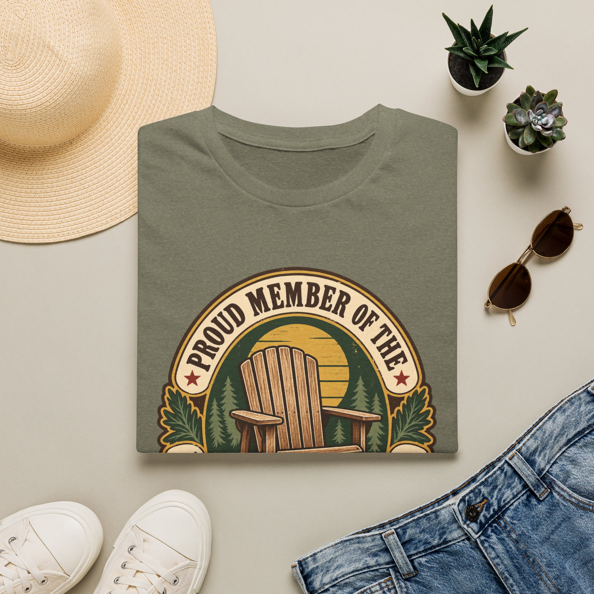 Adirondack Chair "Proud Member of the Leave Me Alone Coalition" T-Shirt - Image 5