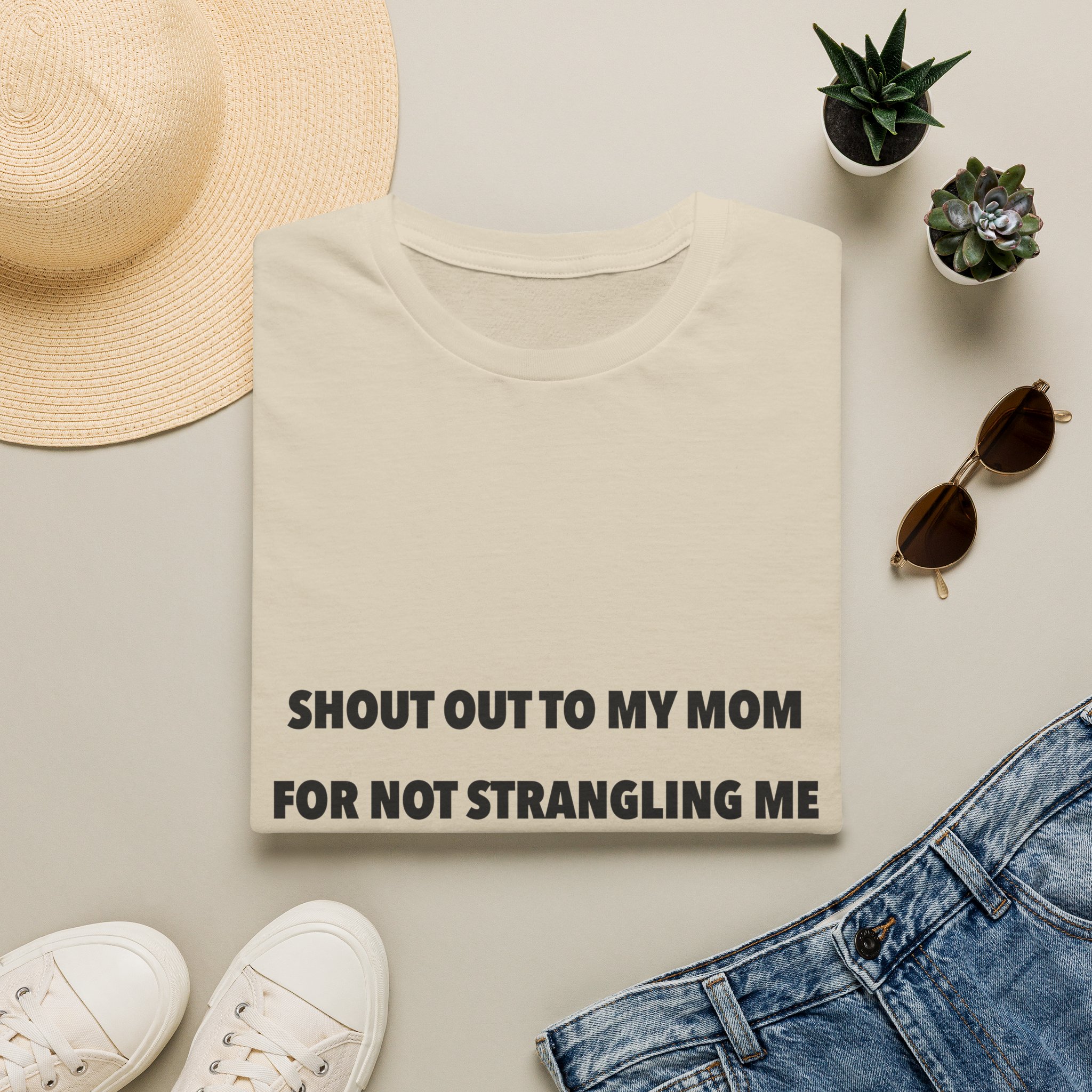 Shout Out to My Mom – Things Got Tough T-Shirt - Image 5