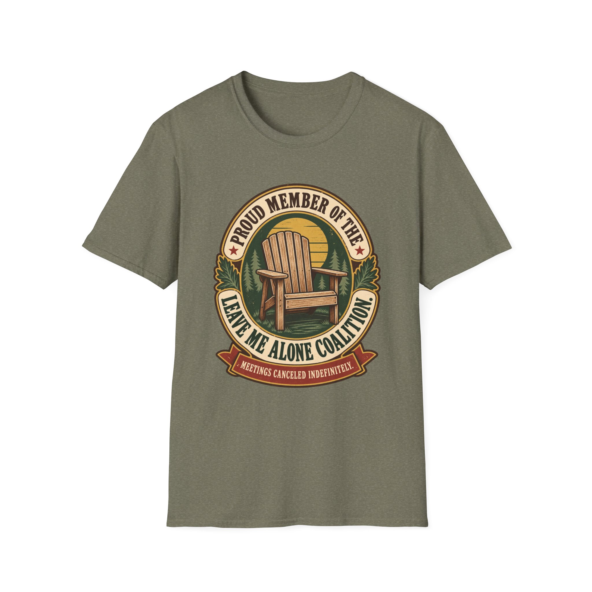 Adirondack Chair "Proud Member of the Leave Me Alone Coalition" T-Shirt - Image 7