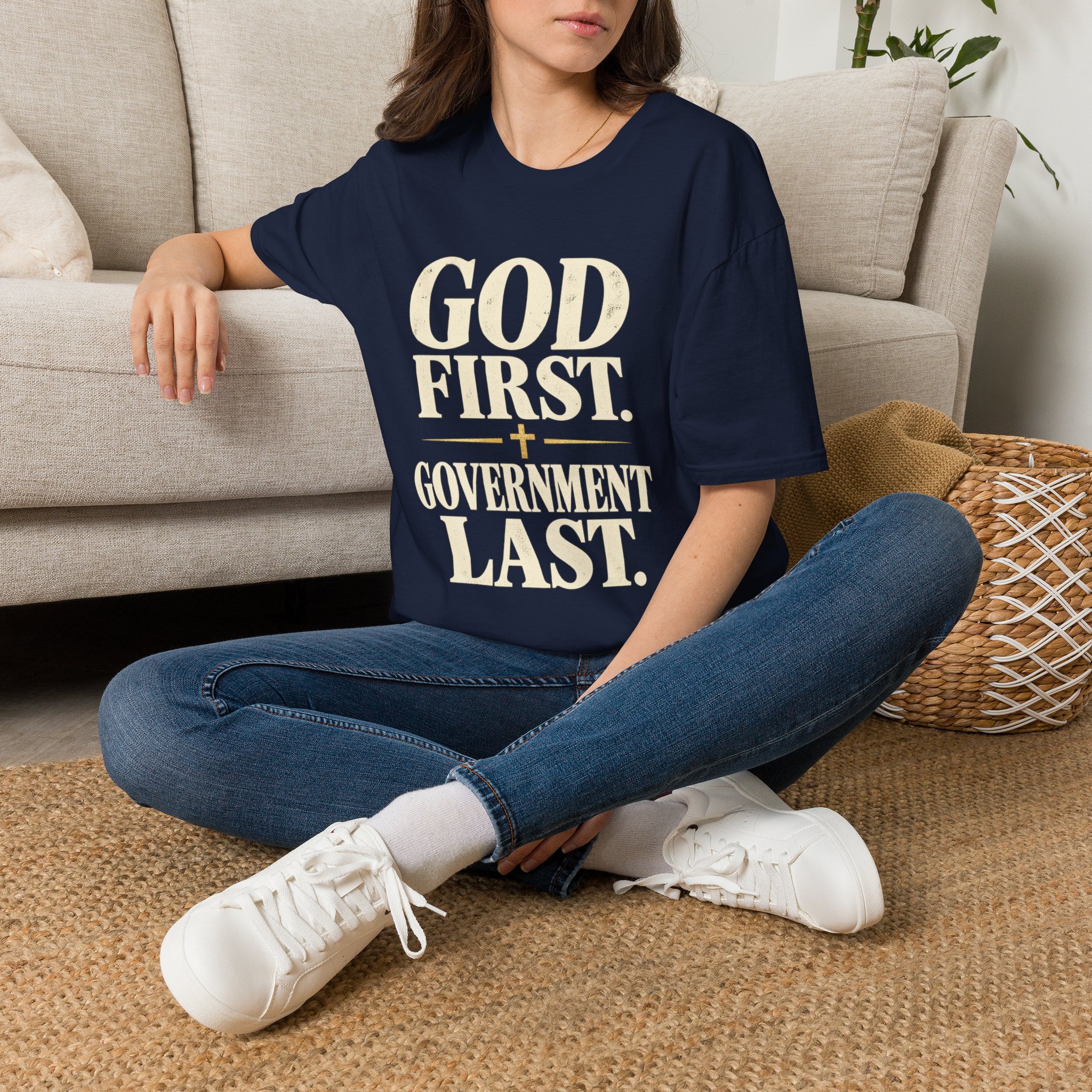 God First. Government Last. T‑Shirt — Bold Faith Statement Tee - Image 6