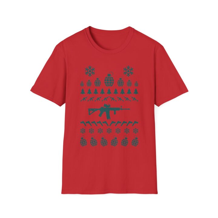 Tactical Christmas Pattern T-Shirt — Green Edition
