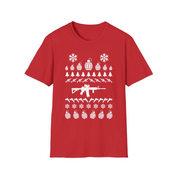 Tactical Christmas Pattern T-Shirt — White Edition