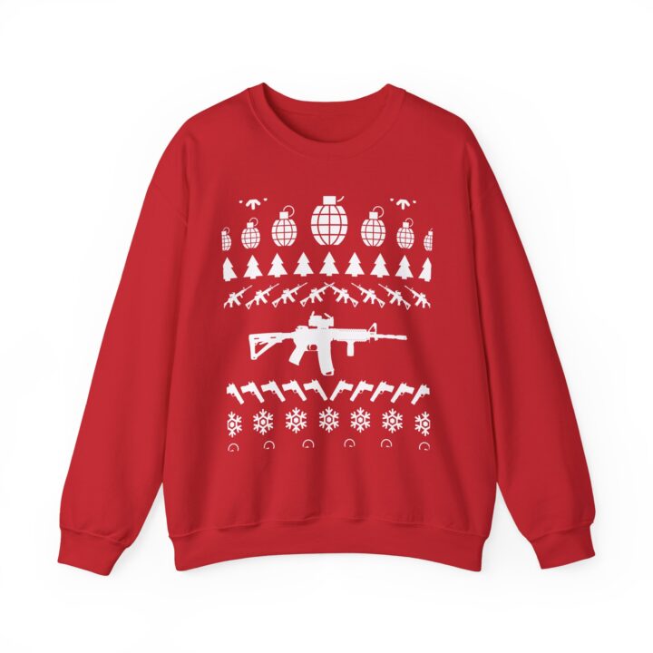 Tactical Christmas Crewneck Sweatshirt — White Edition
